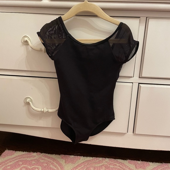 black dance leotard size 4-6 - Picture 1 of 3